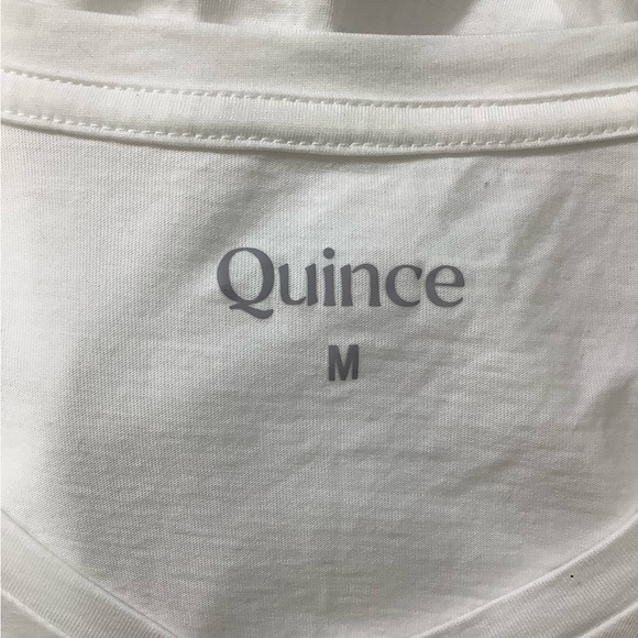 Quince Short Sleeve V-Neck Cotton Modal Tee - Picture 3 of 5